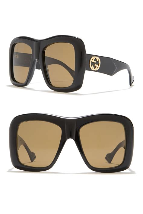 Gucci Oversized Square Sunglasses, 54mm 